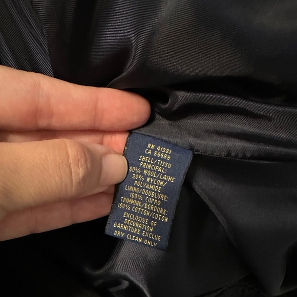 NWT Vintage Ralph Lauren Wool Peacoat - Picture 6 of 6